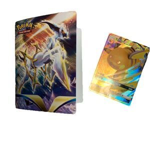 Pokemon Arceus (2023) Mini Trading Card Game Binder With 34 Trading Cards